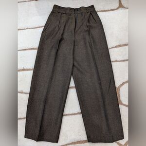 Vintage Jones New York - Women's Brown Wool Dress Pants - 6